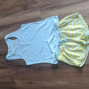 Gap PJs med top sm shorts